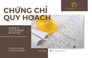 Chứng chỉ quy hoạch