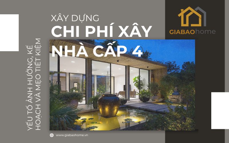 Chi phí xây nhà cấp 4