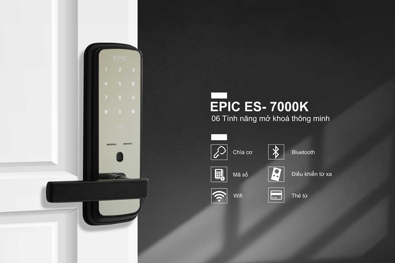Khóa điện tử khách sạn Epic ES 7000K