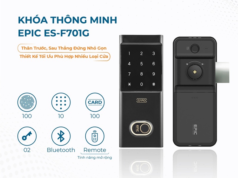 Khóa vân tay Epic ES-F701G