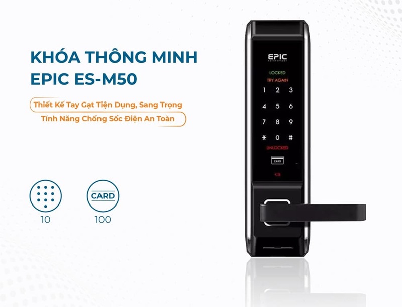 Khóa điện tử Epic ES-M50