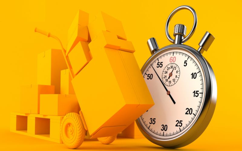 Thời gian giao hàng nội địa tại Trung Quốc