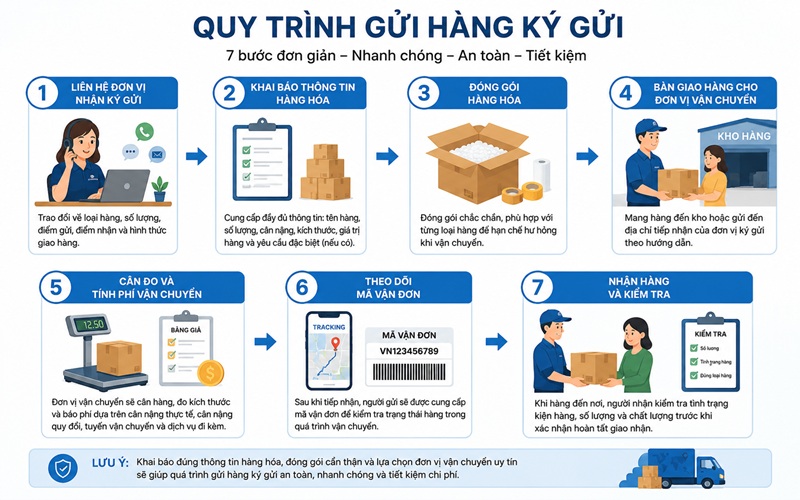 quy trình ký gửi
